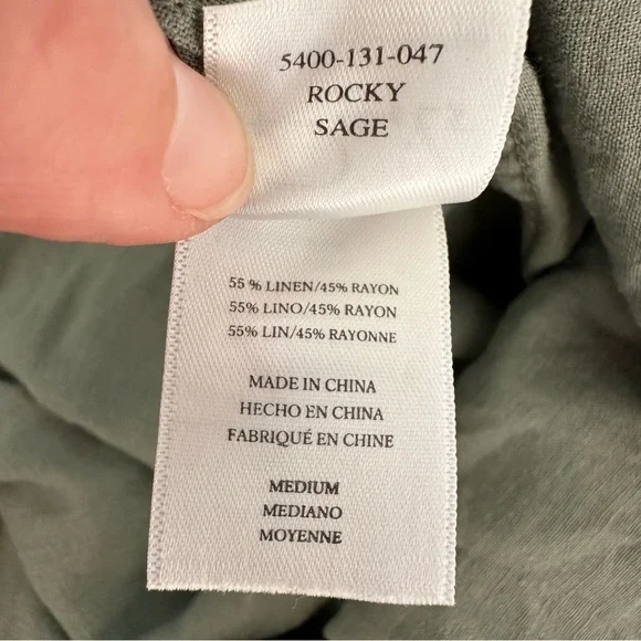 RAILS Rocky Lace Up Dress Sage - Picture 10 of 13